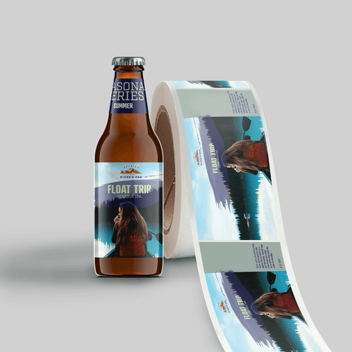 Sticker & Labels 17 12 oz beer bottle label - Rectangular