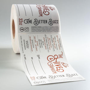 Sticker & Labels 16 32 oz white Crowler label sticker