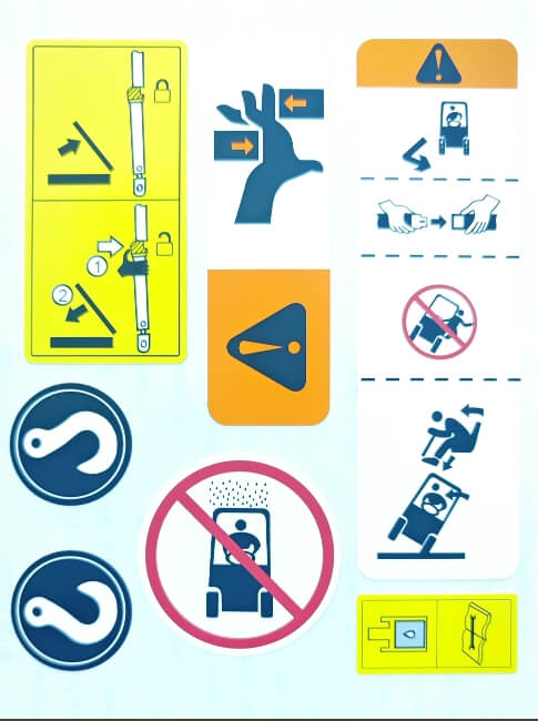 Sticker & Labels for Safety Warnings